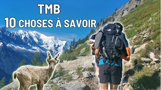 TMB  10 choses ESSENTIELLES à savoir avant de se lancer [upl. by Adran353]