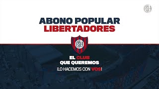 ¡ADQUIRÍ TU ABONO POPULAR LIBERTADORES 🏆💙❤️ [upl. by Ylevol]