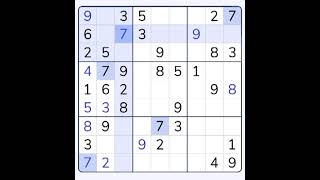 Sudoku Tricks solvesudoku sudokuchallenge sudokugame sudokupuzzles sudokulove [upl. by Nnalyrehc]