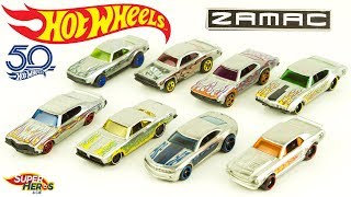 Hot Wheels 50 ZAMAC Collection Complète Série Limitée Anniversaire Jouet Mattel Kids Enfants [upl. by Barraza]