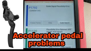 Mahindra vehicle Accelerator Pedal problems Error code P1120 [upl. by Noirred328]