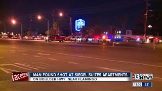 Man shot and killed at Siegel Suites [upl. by Bronny886]