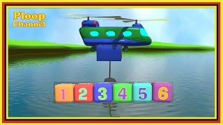 FLYING NUMBERS  Compilation Cartoons for Kids  Airplanes for kids  Childrens Animation [upl. by Inattirb566]