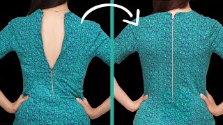 Sewing trick  how to expand any dress or blouse to fit perfectly [upl. by Genna]