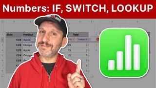 How To Convert Words and Names To Values in Numbers With IF SWITCH and LOOKUP [upl. by Bettye]