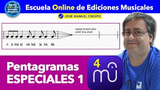 Pentagramas Especiales 1  Tip 78 Musescore4 [upl. by Nashom147]