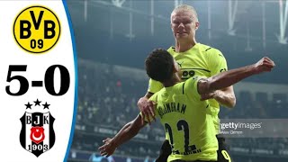 Dortmund vs Besiktas 50 Highlights UEFA Champions League 20212022 [upl. by Aikkin]