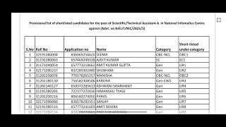 Scientifictechnical A result out Check your name and roll number [upl. by Daniala]