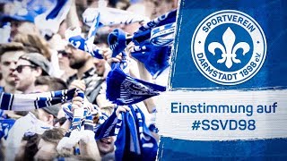 Darmstadt 98  Einstimmung auf das Spiel in Regensburg [upl. by Akienat]