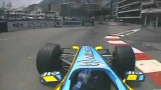 Formula 1 Fernando Alonso onboard Monaco 2005 [upl. by Droc]