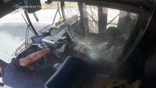 Argument turns into shootout between bus driver passenger [upl. by Euv87]