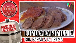 Lomo a la pimienta con papas a la crema en Como Todo [upl. by Carolyn357]