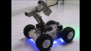 4WD rover with 4DOF robotic arm demonstration [upl. by Naitsabas285]