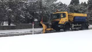 La neige tombe sur les PyrénéesOrientales depuis ce matin [upl. by Esnofla]