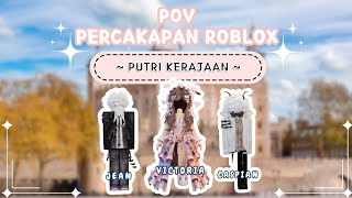 ENDINGNYA KOK ⁉️  Pov Percakapan Roblox Indonesia 💭  Drama Roblox povroblox [upl. by Nynahs]