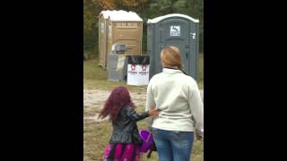 Watch what happens after women leave porta potty [upl. by Daub694]