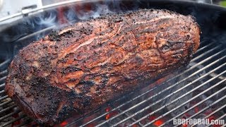 Roast Beef Recipe  Works on the BBQ or in the oven  BBQFOOD4U [upl. by Ednutabab]