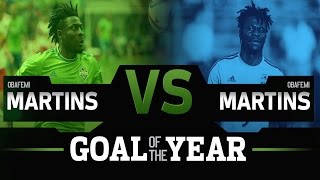 Goal of the Year Final Obafemi Martins vs Obafemi Martins [upl. by Fablan23]