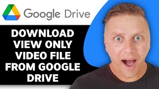 How to Download View Only Video File from Google Drive  Google Drive Tutorial 2024 [upl. by Fuhrman]