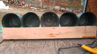 cheap and easy bantam chicken nesting boxes [upl. by Nauqel706]