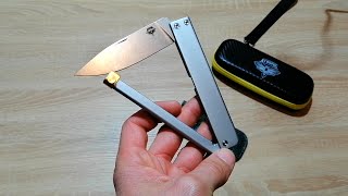 New EDC Atropos Knife Trapper Gravity Balisong 2024 [upl. by Marianna]