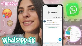 WHATSAPP GB PRO WHATSAPP MODIFICADO 🔥😱 Com Novas Funções 🫣 [upl. by Ladnar]