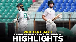 Full Highlights  Bangladesh vs South Africa  2nd Test Day 1  M3H1K [upl. by Nyliram]