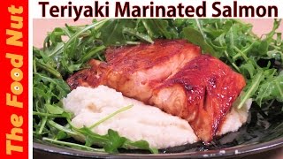 Pan Fried Teriyaki Salmon Recipe  How to Cook Salmon Fillet On Stove With Sauce  The Food Nut [upl. by Ambrosia]