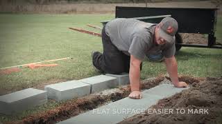 Retaining Wall Base and Block Leveling Techniques Segment 3 [upl. by Navi]