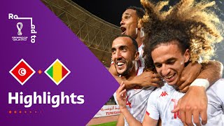 Tunisia v Mali  FIFA World Cup Qatar 2022 Qualifier  Match Highlights [upl. by Yrrab49]