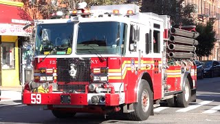 FDNY Engine 59 Responding 10223 [upl. by Aniaj]