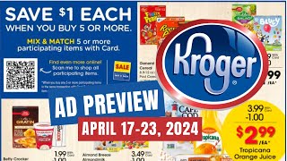 MEGA SALE Kroger Ad Preview for 417423  Mega Sale 5x Weekly Digitals amp MORE [upl. by Valentijn725]