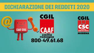 Dichiarazione dei redditi 2020 Csc Caaf Cgil Modena persone e soluzioni [upl. by Aleras]