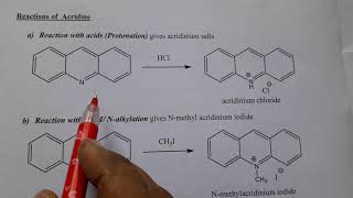 ACRIDINE  Synthesis Reactions and Medicinal uses [upl. by Nomyaw687]