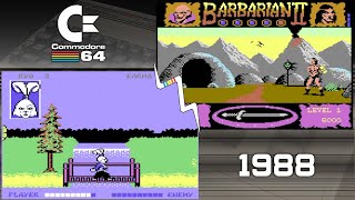 Top 50 Commodore 64 C64 games of 1988  in under 10 minutes [upl. by Aisha]