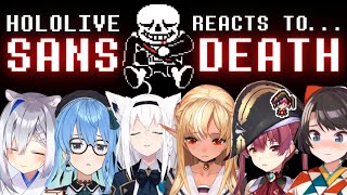 【Eng Sub】Hololive members cries after killing Sans during Genocide route full reactions【Undertale】 [upl. by Fiora]