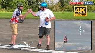 HARDCORE Pylon RACING from PILOT POSITION BMFA NATS 2017 UltraHD and 4K [upl. by Toffey]