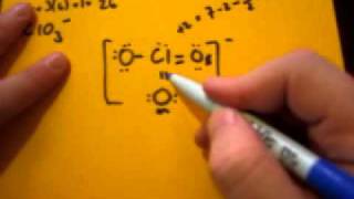 Lewis Dot Structure of ClO3 Chlorate Ion [upl. by Sean251]