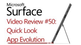 Microsoft Surface RT Review  50 Application Evolution Windows 8 [upl. by Aihcropal]