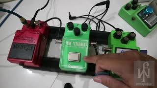 ibanez ts9 vs ts808  gear review [upl. by Lyreb523]