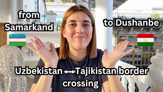 HOW TO GET FROM SAMARKAND TO DUSHANBE from Uzbekistan to Tajikistan with PRICES full guide [upl. by Ahset]