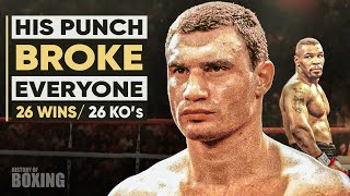 He Broke Tysons Record One Punch Knockouts and the True Story of Vitali quotDr Ironfistquot Klitschko [upl. by Etnauj]