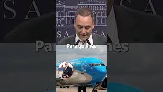 ES EXACTAMENTE LO QUE VOTÉ SE PRIVATIZA AEROLÍNEAS ARGENTINAS 👏🏻 [upl. by Nikita800]