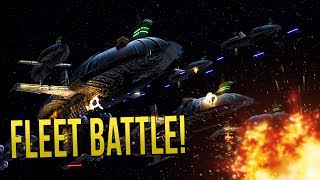 DROID FLEET vs NEW REPUBLIC  STAR WARS Empire at War Yoden Mod [upl. by Natek741]