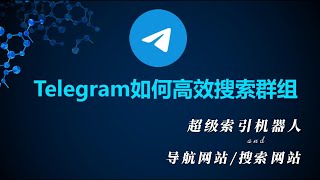 Telegram群组频道搜索怎么用？2个方法教你高效搜索到需要的群组频道 [upl. by Maryn]