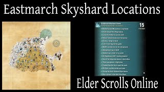 Eastmarch Skyshard Locations Elder Scrolls Online ESO [upl. by Cassandra230]