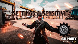 New Sensitivity amp Settings Phone Player in Season 11  Call of Duty Mobile 4 Finger Claw [upl. by Gnod]