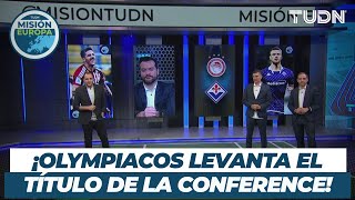 MISIÓN EUROPA ¡SU PRIMER TÍTULO DE EUROPA OLYMPIACOS se corona en la Conference League 🏆  TUDN [upl. by Magbie85]