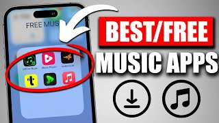 Top 3 Best FREE Music Apps For iPhoneAndroid 2024  Offline Music [upl. by Dnomyar]