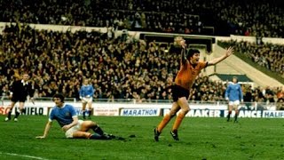 Wolves v Manchester City League Cup Final 2nd March 1974 First Half [upl. by Adnuhsal]